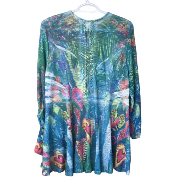 Leoma Lovegrove heart print cardigan - Picture 2 of 8